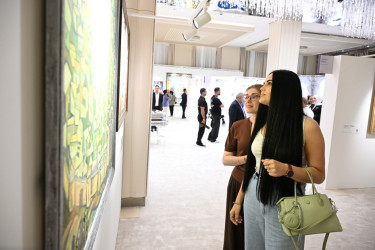 Qəbələdə “Mədəniyyətlərin qovşağı” adlı ilk beynəlxalq incəsənət sərgisi təşkil olunub