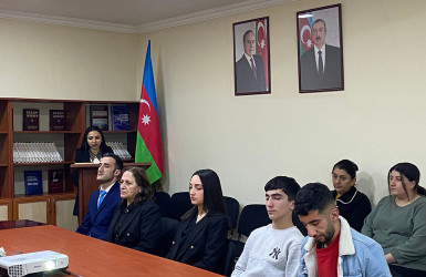 Xocalı soyqırımının 33-cü ildönümü ilə əlaqədar "İlk dəfə Heydər Əliyevin siyasi qiymət verdiyi bəşəri cinayət - Xocalı Soyqırımı" adlı tədbir keçirilib 