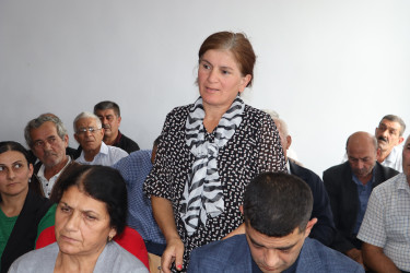Qəbələ rayonu Mamaylı kəndində növbəti səyyar qəbul keçirilmişdir