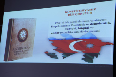 Qəbələ rayonunda 12 noyabr – “Konstitutsiya Günü”nə həsr olunmuş konfrans keçirilib