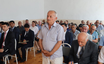 Növbəti səyyar qəbul rayonun Tikanlı kəndində keçirilmişdir
