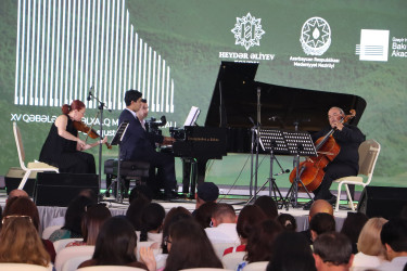 XV Qəbələ Beynəlxalq Musiqi Festivalında BMA tələbələri çıxış edib
