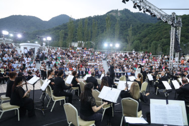 XIV Qəbələ Beynəlxalq Musiqi Festivalının təntənəli açılış mərasimi olub
