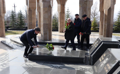 Qəbələ şəhərində Xocalı soyqırımının 34-cü ildönümünə həsr olunmuş anım tədbiri keçirilib