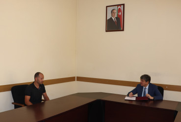 Qəbələ RİH-nin növbəti dəfə vətəndaş qəbulu keçirilmişdir