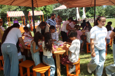 "QəbələFest" çərçivəsində balacalar üçün hər gün əyləncəli və öyrədici master-klasslar keçirilir.