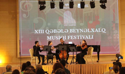 XIII Qəbələ Beynəlxalq Musiqi Festivalında kamera musiqisi axşamı