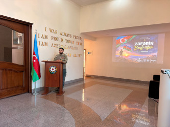 “Zəfərin Başlanğıcı 27 sentyabr” adlı Anım Günü tədbiri keçirilib.