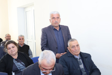 Qəbələ RİH Başçısı Səbuhi Abdullayev Tövlə kəndində səyyar qəbul keçirmişdir