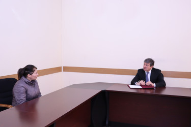 Qəbələ RİH-də növbəti vətəndaş qəbulu keçirilmişdir.