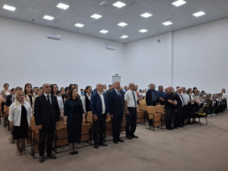 “Xilaskarlıq missiyasından şanlı gələcəyə: Heydər Əliyev dühası və qüdrətli Azərbaycan” mövzusunda tədbir keçirilib