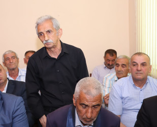 Qəbələ rayonunun Abrıx kəndində növbəti səyyar qəbul keçirilib