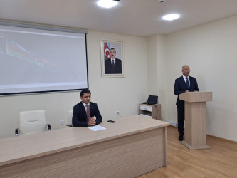 “Xilaskarlıq missiyasından şanlı gələcəyə: Heydər Əliyev dühası və qüdrətli Azərbaycan” mövzusunda tədbir keçirilib
