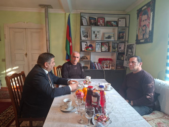 8 Noyabr–“Zəfər günü” ərəfəsində şəhid ailələri və qazilər evlərində ziyarət edilmişdir