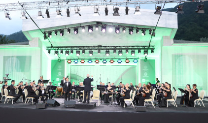 XIV Qəbələ Beynəlxalq Musiqi Festivalının təntənəli açılış mərasimi olub