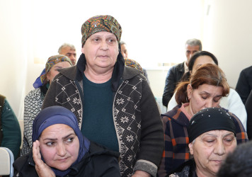 Qəbələ RİH Başçısı Səbuhi Abdullayev Tövlə kəndində səyyar qəbul keçirmişdir