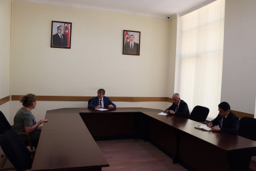 Qəbələ RİH-nin inzibati binasında vətəndaş qəbulu keçirilib