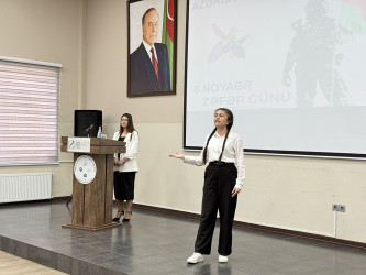 “Zəfər Günü”nə həsr olunmuş “Zəfərin 5 ili” adlı bayram tədbiri keçirilib