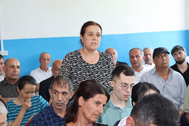 Xırxatala kəndində səyyar qəbul keçirilib