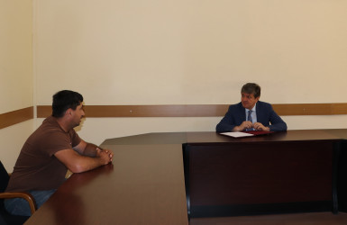 Qəbələ rayon İcra Hakimiyyətinin başçısı vətəndaş qəbulu keçirib