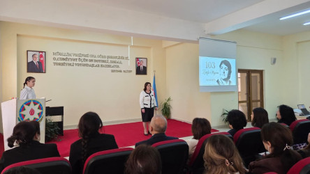 Görkəmli alim, akademik Zərifə Əliyevanın 103 illiyinə həsr olunmuş tədbir keçirilib