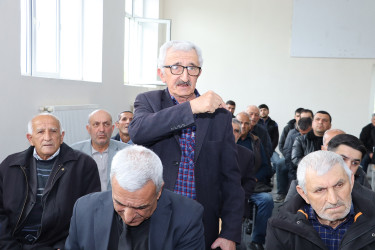 Qəbələ rayonunun Topbağ kəndində səyyar qəbul keçirilmişdir