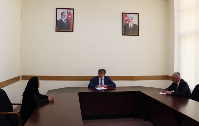 Qəbələ RİH-nin inzibati binasında vətəndaş qəbulu keçirilib