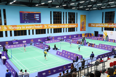 III MDB Oyunlarında badminton yarışlarına start verilib