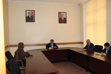 Rayon icra hakimiyyətində növbəti vətəndaşların qəbulu keçirilib