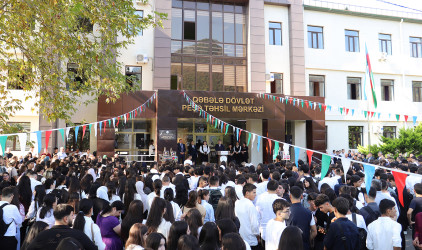 Qəbələ Dövlət Peşə Təhsil Mərkəzində “15 Sentyabr - Bilik Günü”  tədbiri keçirilib