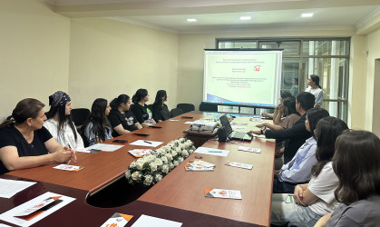 Qəbələdə “Konstitutsiya və Suverenlik ili” çərçivəsində “Məişət zorakılığı” mövzusunda maarifləndirici tədbir keçirilib