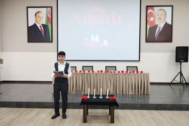 Xocalı Soyqırımının 34-cü ildönümünə həsr olunmuş “Xocalı-Qan Yaddaşımız” adlı tədbir keçirilib