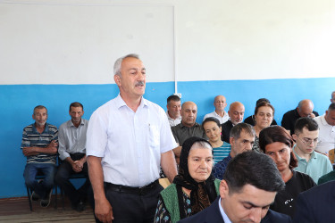 Xırxatala kəndində səyyar qəbul keçirilib