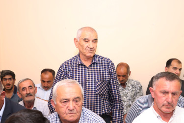 Qəbələ rayonunun Abrıx kəndində növbəti səyyar qəbul keçirilib