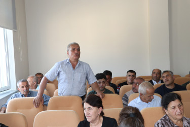 Qəbələ rayonu Vəndam qəsəbəsində növbəti səyyar qəbul keçirilmişdir