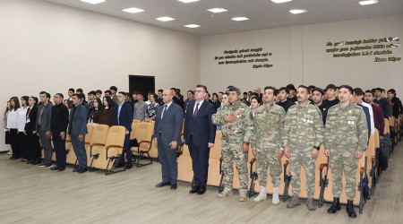 Qəbələ Dövlət Peşə Təhsil Mərkəzində “Zəfər günü”nə həsr olunmuş bayram tədbiri keçirilib