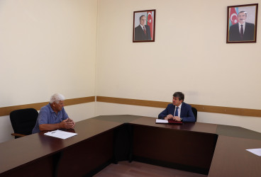 Qəbələ RİH-nin inzibati binasında vətəndaş qəbulu keçirilib