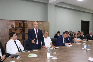 Qəbələdə Arıçılıq sahəsində mövcud imkanlar, çətinliklər və prespektivlər mövzusunda dəyirmi masa keçirilib