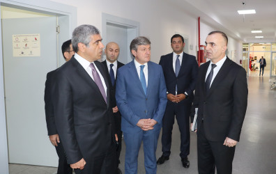 Əmək və əhalinin sosial müdafiəsi naziri Anar Əliyev Qəbələ rayonunda vətəndaşları qəbul edib