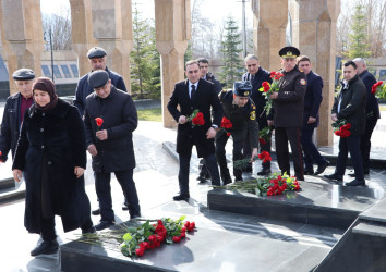 Qəbələ şəhərində Xocalı soyqırımının 34-cü ildönümünə həsr olunmuş anım tədbiri keçirilib