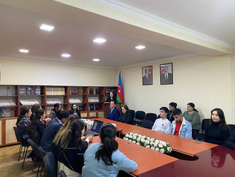 Xocalı soyqırımının 33-cü ildönümü ilə əlaqədar "İlk dəfə Heydər Əliyevin siyasi qiymət verdiyi bəşəri cinayət - Xocalı Soyqırımı" adlı tədbir keçirilib 
