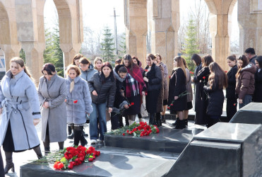 Qəbələ şəhərində Xocalı soyqırımının 34-cü ildönümünə həsr olunmuş anım tədbiri keçirilib