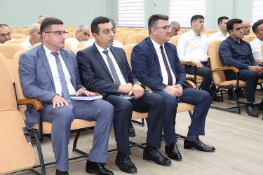  “Torpaqların konsolidasiyası mexanizminin yaradılması və Qəbələ rayonunun pilot layihə olaraq tətbiq edilməsi” mövzusunda müşavirə keçirilmişdir