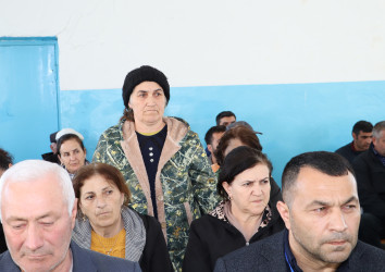 Qəbələ rayonunun Hacıalılı kəndində səyyar qəbul keçirilmişdir