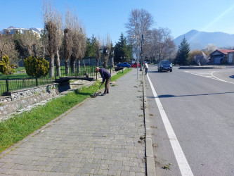 Qəbələ şəhərində “Şəhərsalma və Memarlıq ili” çərçivəsində növbəti  iməcilik keçirilmişdir