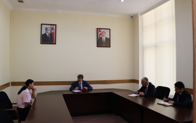Qəbələ RİH-nin inzibati binasında vətəndaş qəbulu keçirilib