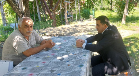 Vətən müharibəsi şəhidlərinin ailələri və  müharibə əlilləri Qurban bayramı münasibətilə evlərində ziyarət edilmişdir.