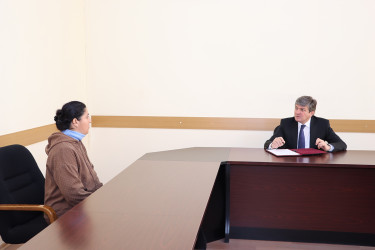 Rayon icra hakimiyyətinin başçısı Səbuhi Abdullayev tərəfindən növbəti vətəndaş qəbulu keçirilib