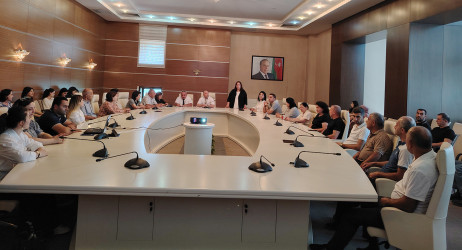 Qəbələ rayon Mədəniyyət Mərkəzində “Mətbuatımızın şərəfli yolu” adlı tədbir keçirilib