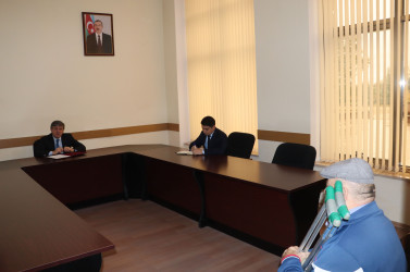 30 oktyabr 2026-cı il tarixdə Qəbələ RİH başçısı tərəfindən vətəndaşların qəbulu keçirilmişdir